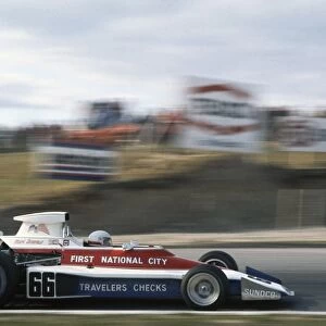 1974 Canadian Grand Prix - Mark Donohue: Mark Donohue, Penske PC1-Ford, 12th position. Action