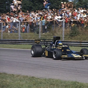 1974 Italian Grand Prix. Monza, Italy. 6-8 September 1974. Ronnie Peterson (Lotus 72E Ford) 1st position. Ref-74 ITA 07. World Copyright - LAT Photographic