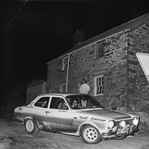 1975 Motoring News Rally Championship: Mick Briant / John McKerrell, 1st position, action