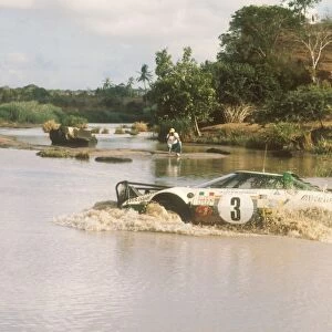 1975 World Rally Championship: Sandro Munari / Lofty Drews, 2nd position, action