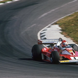 1976 British Grand Prix: Niki Lauda, 1st position, action