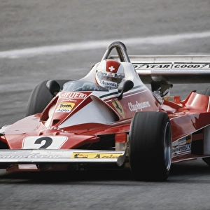 1976 Spanish Grand Prix - Clay Regazzoni: Clay Reggazoni, 11th position, action