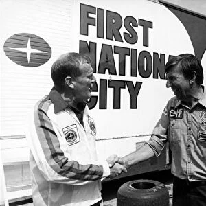 1977 Formula One Championship. Ken Tyrrell meets Fred A