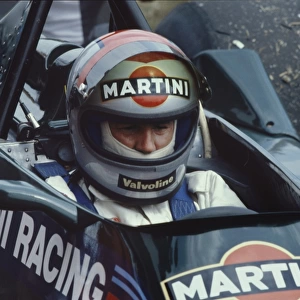 1979 Formula One World Championship: Mario Andretti, helmet, portrait
