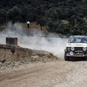 1979 World Rally Championship. Acropolis Rally, Greece. 28-31 May 1979. Bjorn Waldegaard / Hans Thorszelius (Ford Escort RS), 1st position. World Copyright: LAT Photographic Ref: 35mm transparency 79RALLY05