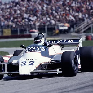 1981 Austrian Grand Prix. Osterreichring, Zeltweg, Austria. 14-16 August 1981. Jean-Pierre Jarier (Osella FA1B Ford) 10th position. Ref-81 AUT 31. World Copyright - LAT Photographic