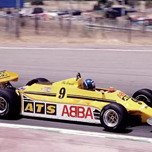 1981 Spanish Grand Prix. Jarama, Spain. 29-31 May 1981. Tommy "Slim" Borgudd (ATS HGS1 Ford). Ref-81 ESP 37. World Copyright - LAT Photographic