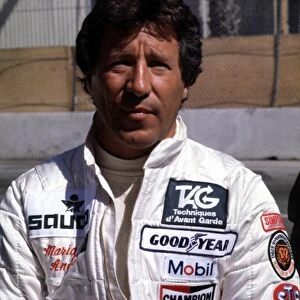 1982 United States Grand Prix West: Mario Andretti, retired, portrait
