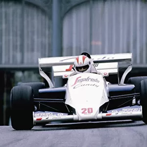 1984 Monaco Grand Prix. Monte Carlo, Monaco. 31/5-3/6 1984. Johnny Cecotto (Toleman TG184 Hart). Ref-84 MON 58. World Copyright - LAT Photographic