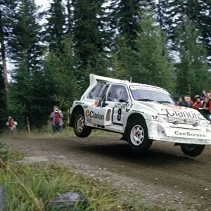 1986 World Rally Championship. 1000 Lakes Rally, Finland. 5-7 September 1986