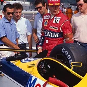 1988 Italian Grand Prix. Monza, Italy. 9-11 September 1988. Jean-Louis Schlesser (Williams Judd). Ref-88 ITA 22. World Copyright - LAT Photographic
