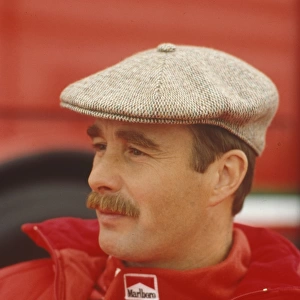 1989 Formula One World Championship: Nigel Mansell, testing, portrait