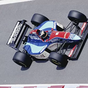 1993 Spanish Grand Prix. Catalunya, Barcelona, Spain. 7-9 May 1993. Thierry Boutsen (Jordan 193 Hart) 11th position. Ref-93 ESP 14. World Copyright - LAT Photographic