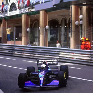1994 Monaco Grand Prix. Monte Carlo, Monaco. 13-15 May 1994. David Brabham (Simtek S941 Ford) at Mirabeau. He exited the race after being hit by Alesi. Ref-94 MON 02. World Copyright - LAT Photographic