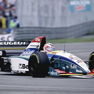 1995 Canadian Grand Prix. Montreal, Quebec, Canada. 9-11 June 1995. Rubens Barrichello (Jordan 195 Peugeot) 2nd position. Ref-95 CAN 37. World Copyright - LAT Photographic