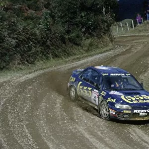 1995 World Rally Championship. New Zealand Rally, New Zealand. 27-30 July 1995. Colin McRae/Derek Ringer (Subaru Impreza 555), 1st position. World Copyright: LAT Photographic Ref: 35mm transparency 95RALLY05