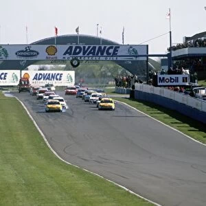 1997 British Touring Car Championship: Jason Plato, pole position on debut, action
