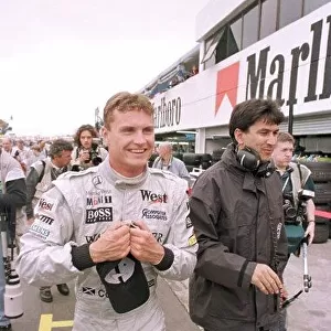 1998 ARGENTINIAN GP. David Coulthard, McLaren Mercedes, secures Pole Position for the race in Buenos Aires. Photo: LAT/Coates