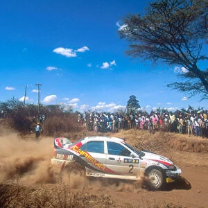 1998 World Rally Championship Safari Rally 1998. Rally winner Richard Burns