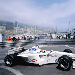 1999 Monaco Grand Prix. Monte Carlo, Monaco. 13-16 April 1999. Johnny Herbert (Stewart SF3 Ford) at Rascasse. Ref-99 MON 103. World Copyright - Gavin Lawrence/LAT Photographic