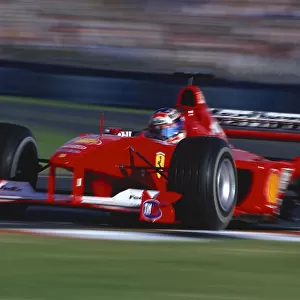 2000 Australian Grand Prix. Melbourne, Australia. 10-12 March 2000. Michael Schumacher (Ferrari F1-2000) 1st position. Ref-2K AUS 48. World Copyright - Michael Cooper/LAT Photographic