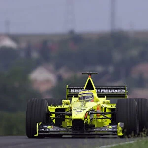 2000 Hungarian Grand Prix - FRIDAY PRACTICE Jarno Trulli, Jordan Mugen Honda Hungaroring, Hungary. 11th -13th August 2000 World Copyright LAT Photographic ref: 5. 5mb digital