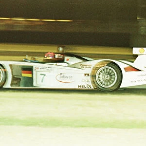 2000 Le Mans 24 Hours June. Audi R8 No 7 takes 3rd place in qualifying