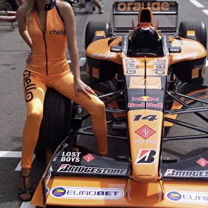 2001 Austrian Grand Prix. A1-Ring, Austria. 11th May 2001 Arrows Orange Glamour. World Copyright: Steve Etherington/LAT Photographic Ref:18mb Digital Image