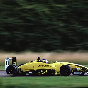 2001 British Formula 3 Championship Thruxton, England. 2nd September 2001. Bruce Jouanny (Promatecme Dallara-Mugen), action. World Copyright: Peter Spinney/LAT Photographic