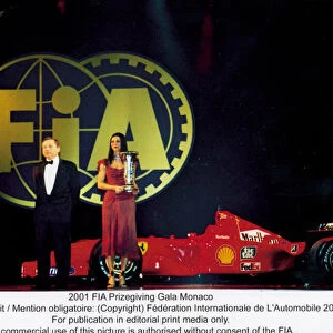 2001 FIA Prizegiving Gala Monaco Jean Todt and Michael Schuamcher Mandatory credit