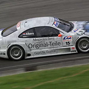 2001 German Touring Cars. 16-17th June.Sachenring, GermanyRd7&8. Christijan Albers, AMG-Mercedes CLK, 2nd. World Copyright Spinney/LAT Photographic. Ref.:5mb Digital