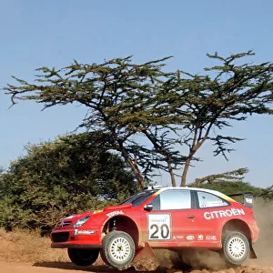 2002 World Rally Championship. Safari Rally, Nairobi Kenya, July 11-14th. Thomas Radstrom on section one. Photo: Ralph Hardwick/LAT