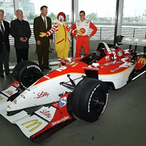2003 Champ Car Series July 3-5, 2003 US Bank presents The Cleveland Grand Prix Burke Lakefront Airport Cleveland, Ohio Newman Haas Racing and MacDonalds annouce sponsorship deal 2003 Dan R. Boyd USA LAT Photography