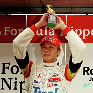 2003 Japanese Formula 3 Championship - Rd. 5 Suzuka, Japan. 6th July 2003 Shinya Hosokawa - winner World Copyright - Ishihara / LAT Photographic ref: digital file only