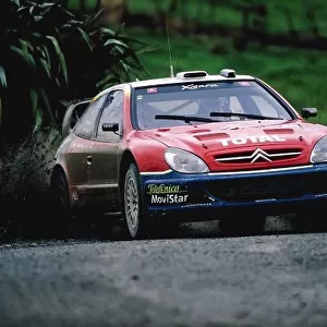2003 World Rally Championship Rally New Zealand. 9th - 13th April 2003. Colin McRae/Derek Ringer (Citroen Xsara), retired stage 7. World Copyright: McKlein/LAT Photographic ref: 35mm Image A23