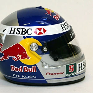 2004 Formula One - Driver Helmets Christian Klein, Jaguar R5