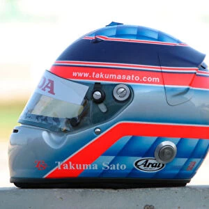 2004 Formula One - Driver Helmets Takuma Sato, BAR Honda 006