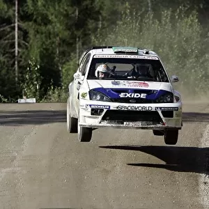 2005 FIA World Rally Champs. Round ten Rally Finland. 4th - 7th August 2005. Henning Solberg, Ford, action. World Copyright: McKlein/LAT