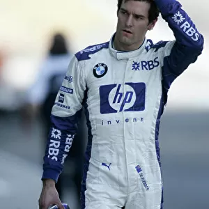 2005 Formula One Testing. Mark Webber, Portrait Jerez, Spain. 10th February 2005. World Copyright: Spinney/LAT Photogrphic. Ref: Digital Image Only