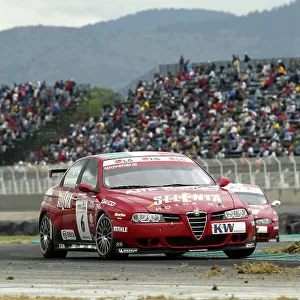 2005 World Touring Car Championship Puebla, Mexico. 25th - 26th June. Fabrizio Giovanardi (Alfa Romeo Racing Team Alfa Romeo 156). Action. World Copyright: Photo4/LAT ref: Digital Image Only