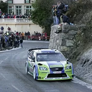 2006 FIA World Rally Champs. Round One, Monte Carlo Rally. 19th - 22nd January 2006. Miko Hirvonen, Ford. Action. World Copyright: McKlein/LAT