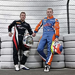 2013 GP2 Series. Round 6. Nurburgring, Germany. 4th July 2013. Thursday Preview. Sam Bird (GBR, RUSSIAN TIME) and Jon Lancaster (GBR, Hilmer Motorsport). Portrait. World Copyright: Alastair Staley/GP2 Series Media Service. Ref: _R6T3397
