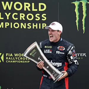 2014 FIA World Rallycross Championship Round 2 Lydden Hill, Great Britain 24th & 25th May 2014 Andreas Bakkerud, Ford, Podium Worldwide Copyright: McKlein/LAT