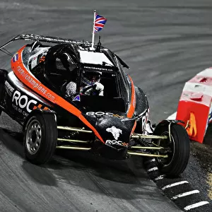 2015 Race Of Champions Olympic Stadium, London, UK Saturday 21 November 2015 Jason Plato (GBR) in the ROC Car Copyright Free FOR EDITORIAL USE ONLY. Mandatory Credit: IMP