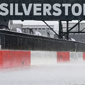 2016 British GT Championship Silverstone, 11th-12 June 2016 Rain stops racing at Silverstone due to flooded track, World Copyright. Ebrey/LAT photograohic