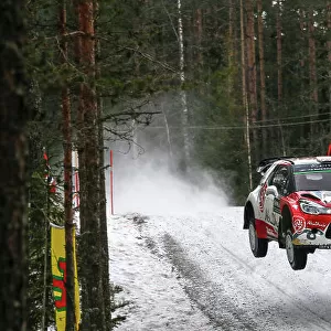 2016 FIA World Rally Championship, Round 02, Rally Sweden, 12th - 14th, February, 2016 Kris Meeke, DS, action Worldwide Copyright: McKlein/LAT
