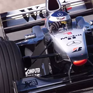 23. 02. 00 Mika Hakkinen testing in Jerez, Spain