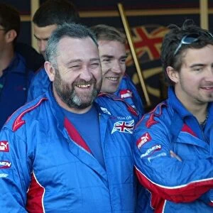 A1 Grand Prix: A1 Team Great Britain mechanics share a joke