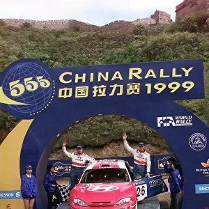 Alistair McRae, Hyundai Coupe China Rally, China 17-19/9/99 World LAT Photographic