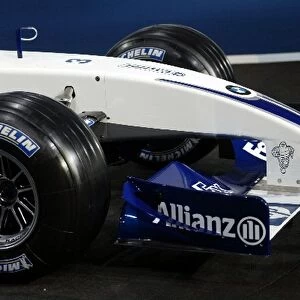 BMW Williams F1 Launch: The nose of the new BMW Williams FW25